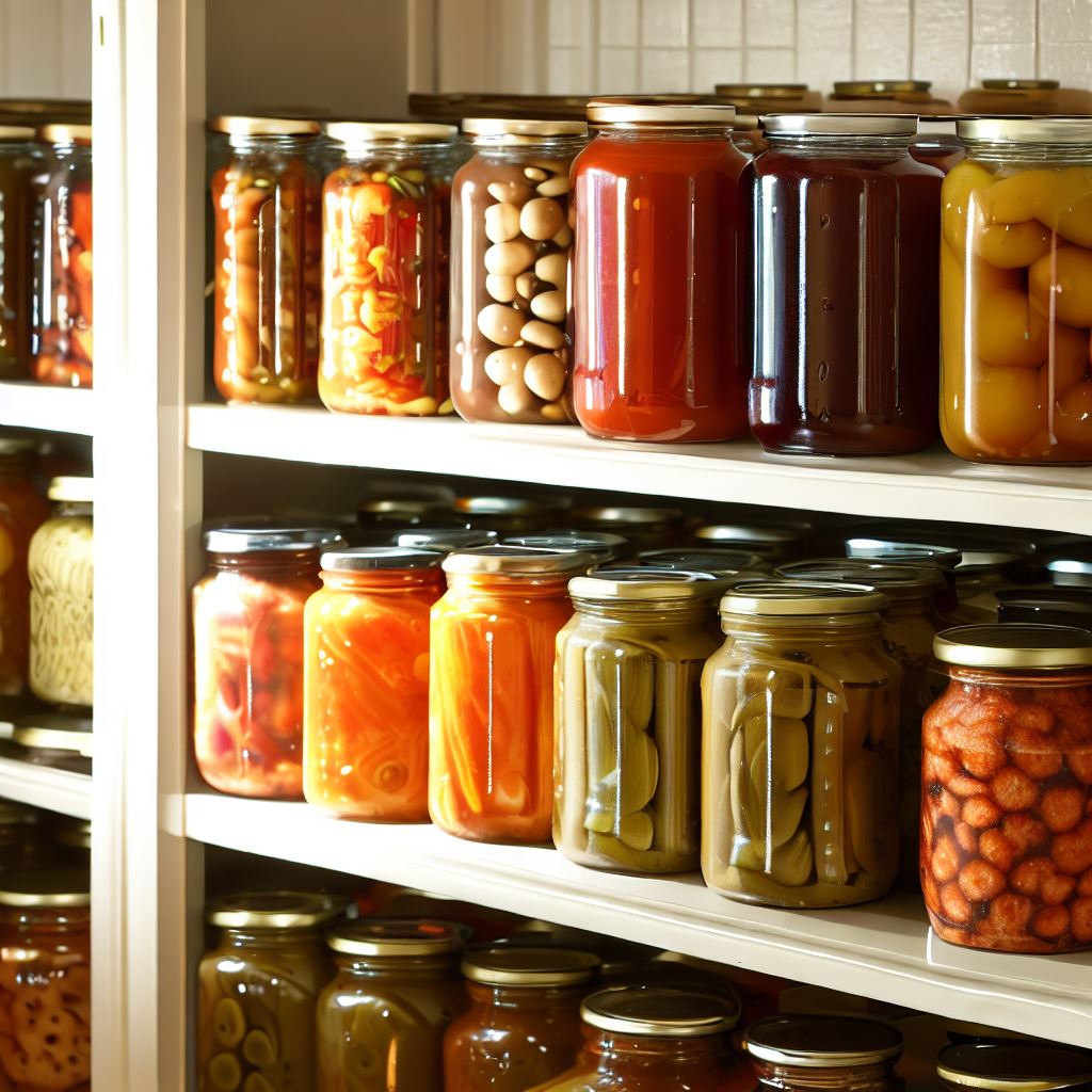 domowe przetwory w słoikach